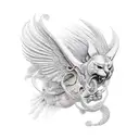 michael angel tattoo design idea