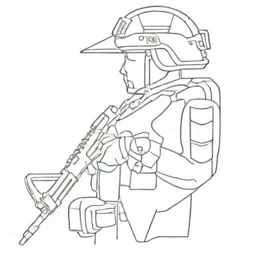 army tattoo design idea