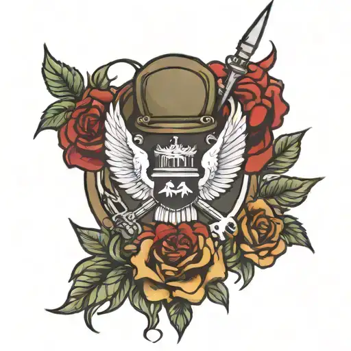 army tattoo design idea