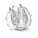 leek vegetable  tattoo design idea