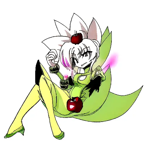 toxic poison apple  tattoo design idea