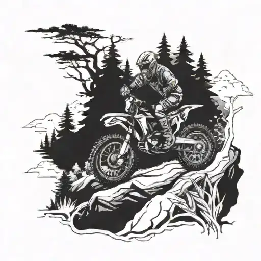 My interests are camping, motocross, mountaineering, billiards, canoeing and books. The number 2010 in a forest figure tattoo design idea