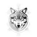 shield, wolf, Pertaining to royal, Blessedty,  tattoo design idea
