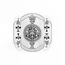 ajax poker tattoo design idea