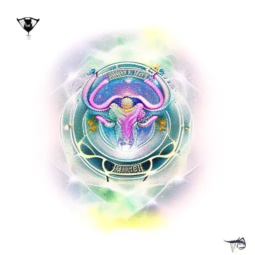 Taurus and Virgo combination  tattoo design idea