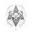 witchcraft tattoo design idea