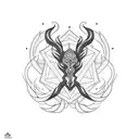 witchcraft tattoo design idea