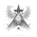 witchcraft tattoo design idea