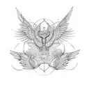 seraphim tattoo design idea