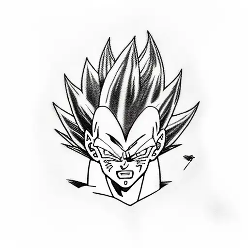 A Dragon Ball Z manga panel tattoo frok today! This Trunks design has ... |  TikTok