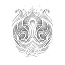 Ocean Wave tattoo design idea