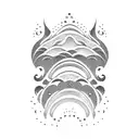 Ocean Wave tattoo design idea