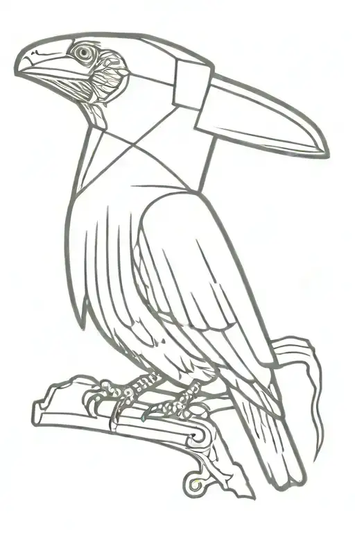 The rook is sitting on the camera tattoo design idea