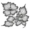 ginkgo leaves tattoo design idea