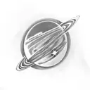 Solar System  tattoo design idea