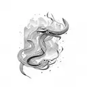 Viper tattoo design idea