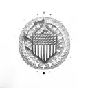 american flag bleeding into veins on backside ofhand tattoo design idea