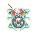 Trapped by Destiny tattoo design idea