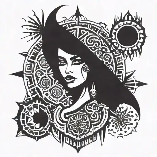 Oh Fatima Al-Zahra tattoo design idea