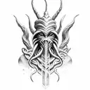 nyarlathotep tattoo design idea