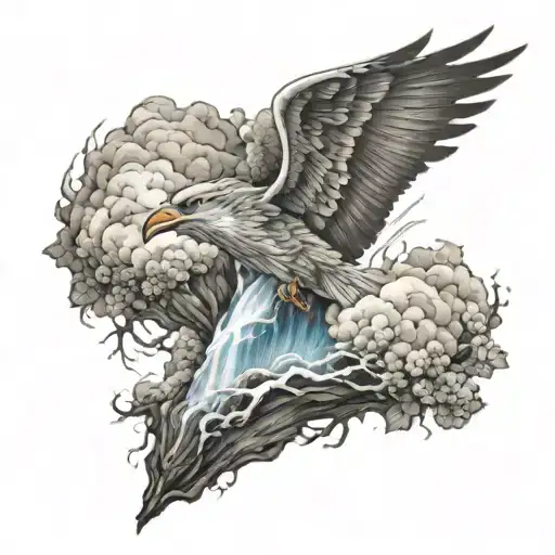 thunder, "even nature needs to scream sometimes to calm its soul"   tattoo design idea