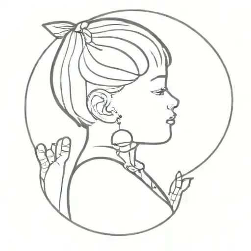 inner child tattoo design idea