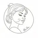 inner child tattoo design idea