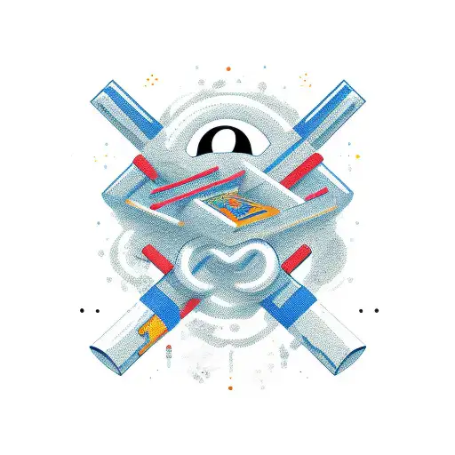 trust no one on neck tattoo design idea