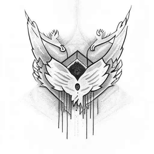 tatoo trust no one on neck tattoo design idea