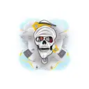 trust no one words tattoo design idea