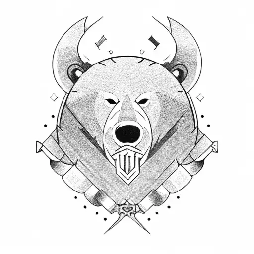 viking Bear tattoo design idea