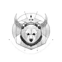 viking Bear tattoo design idea