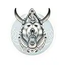 viking Bear tattoo design idea