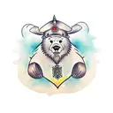 viking Bear tattoo design idea