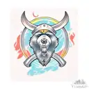 viking Bear tattoo design idea