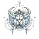 viking Bear tattoo design idea