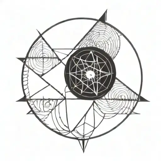 Atheist Symbol tattoo design idea