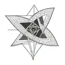 Atheist Symbol tattoo design idea