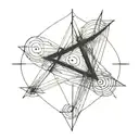 Atheist Symbol tattoo design idea
