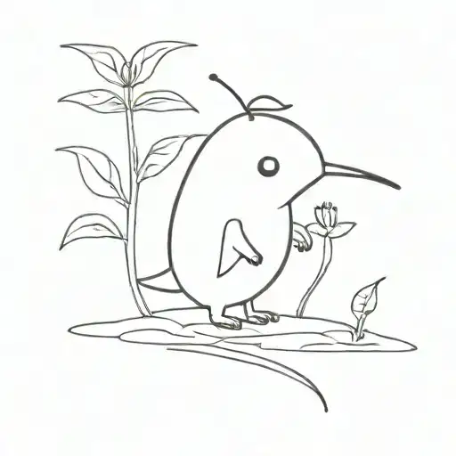 pikmin tattoo design idea