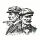 peaky blinders tattoo design idea