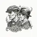 peaky blinders tattoo design idea