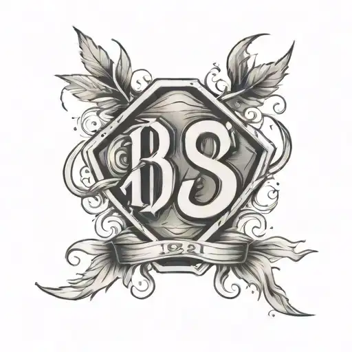 old school numbers 1985 and 1984 tattoo design idea