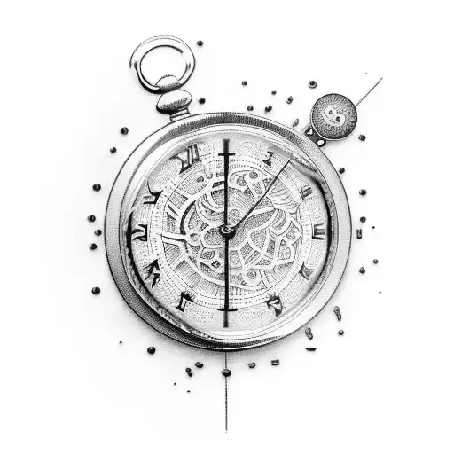 timepiece  tattoo design idea