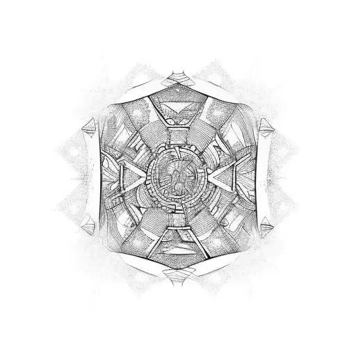 Permafrost cascade tattoo design idea