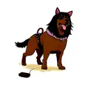 dog cocker spanish tattoo design idea