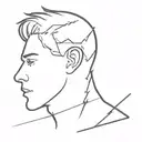 striking bolt adhd brain tattoo design idea