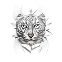 woodwork tattoo design idea