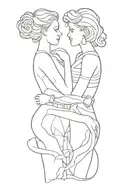 lesbian tattoo design idea