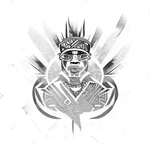 hip hop tattoo design idea